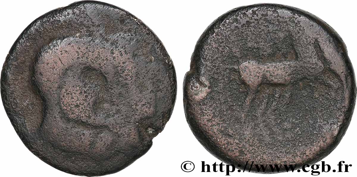 NUMIDIA - RUSICADE Triple shekel BC