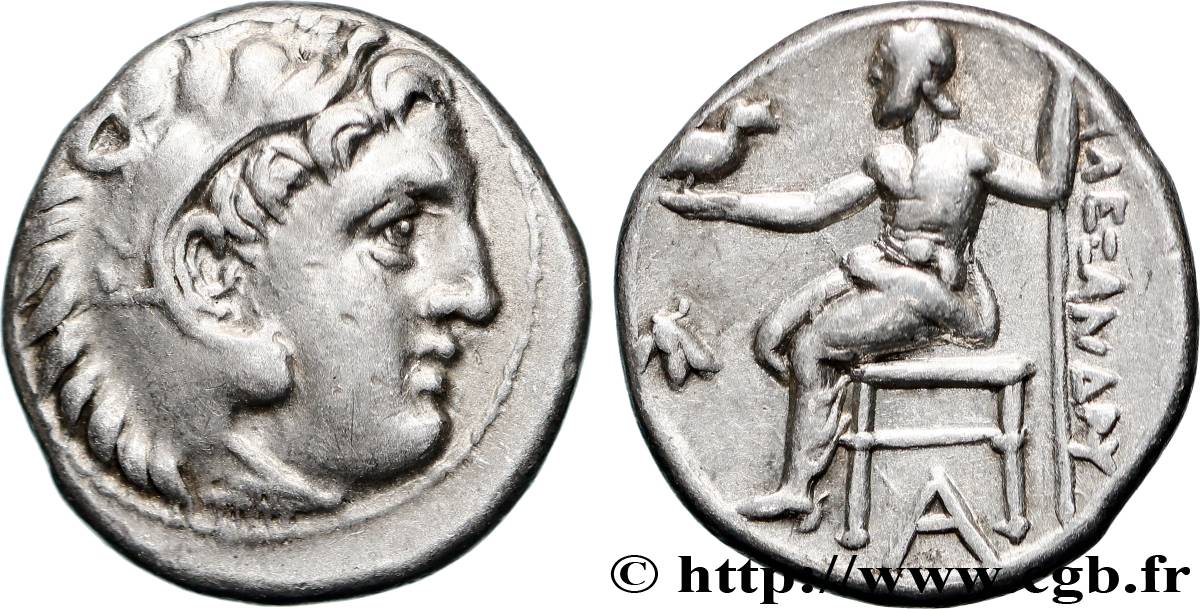 MACÉDOINE - ROYAUME DE MACÉDOINE - PHILIPPE III ARRHIDÉE Drachme TTB+