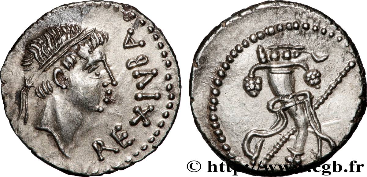 MAURÉTANIE - ROYAUME DE MAURÉTANIE - JUBA II Denier SPL