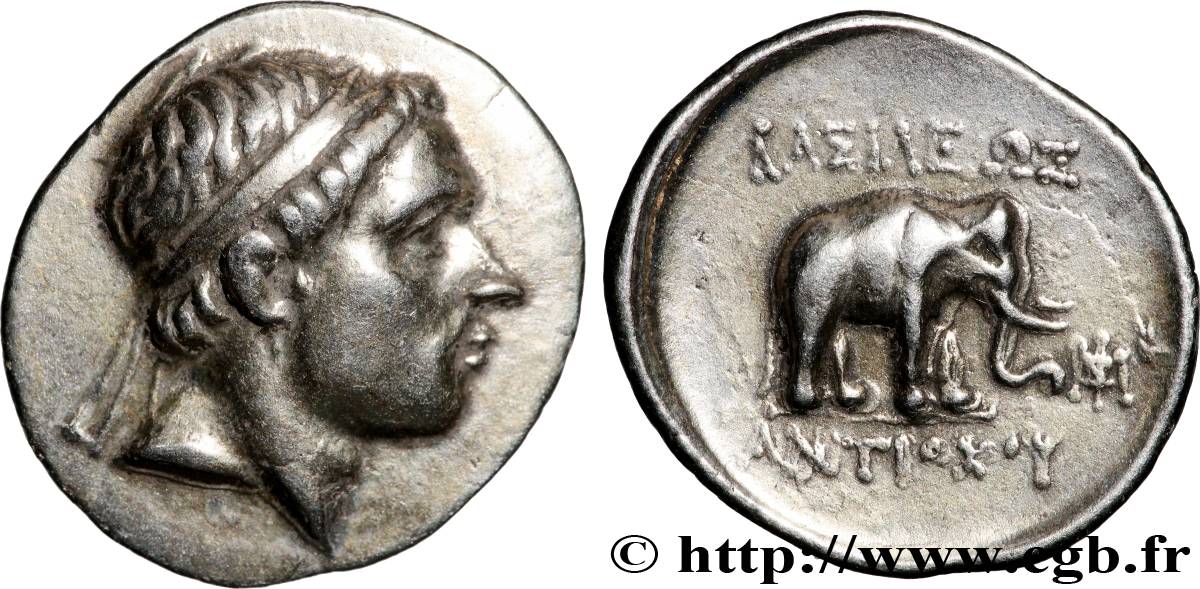SYRIA - SELEUKID KINGDOM - ANTIOCHUS III THE GREAT Drachme AU/AU