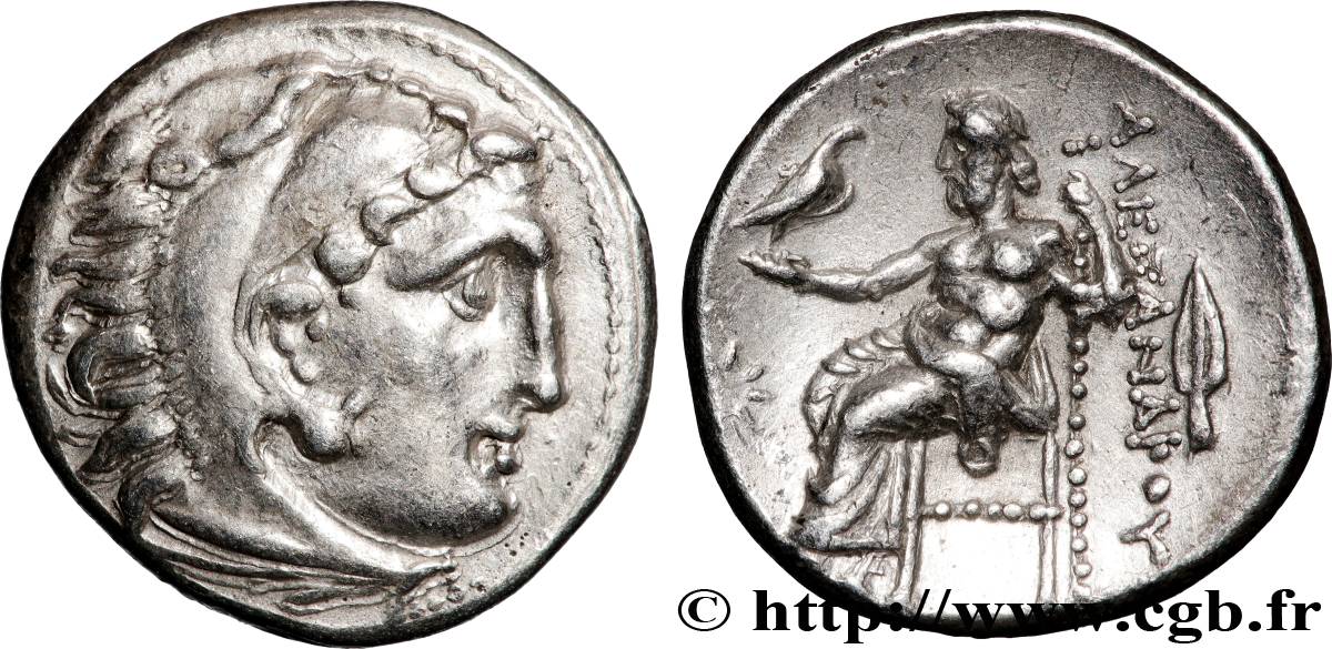 MACEDONIA - KINGDOM OF MACEDONIA - PHILIP III ARRHIDAEUS Drachme AU
