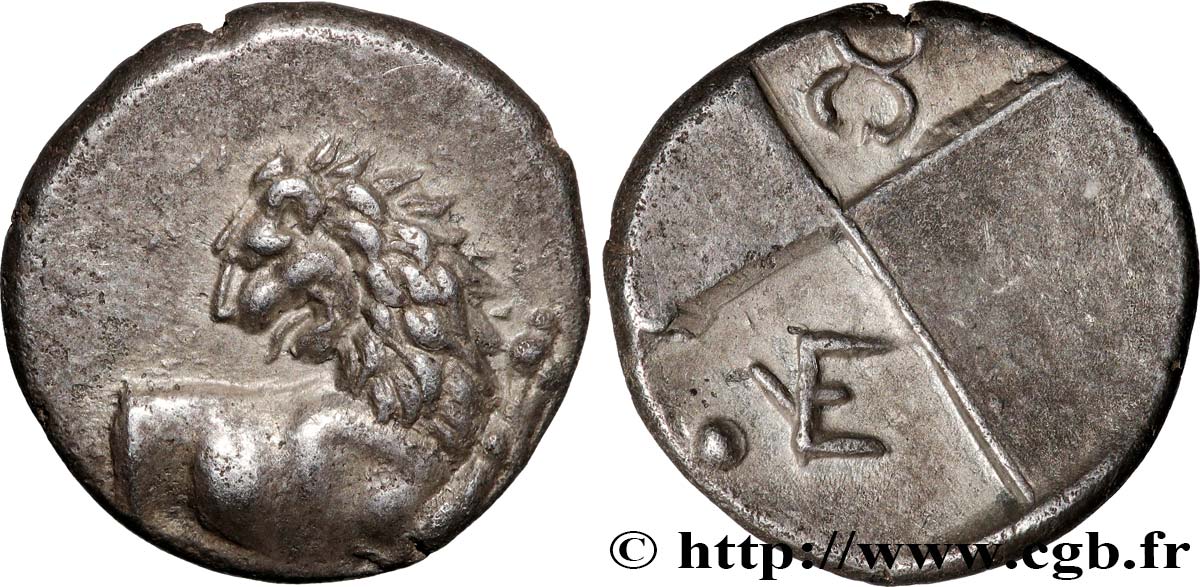 THRACE - THRACIAN CHERSONESE - CHERRONESOS Hemidrachme ou tetrobole AU