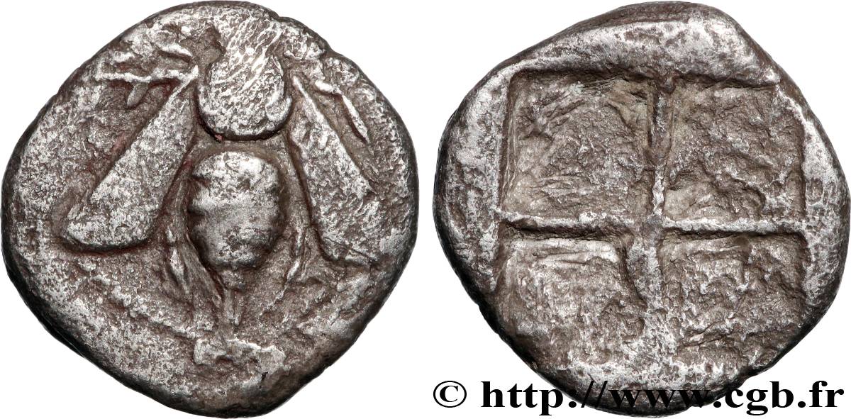 IONIA - EPHESUS Hemidrachme XF