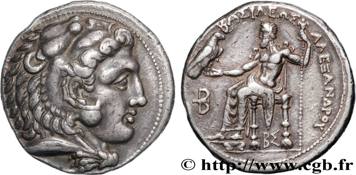 MACÉDOINE - ROYAUME DE MACÉDOINE - ALEXANDRE III LE GRAND Tétradrachme SUP/TTB+