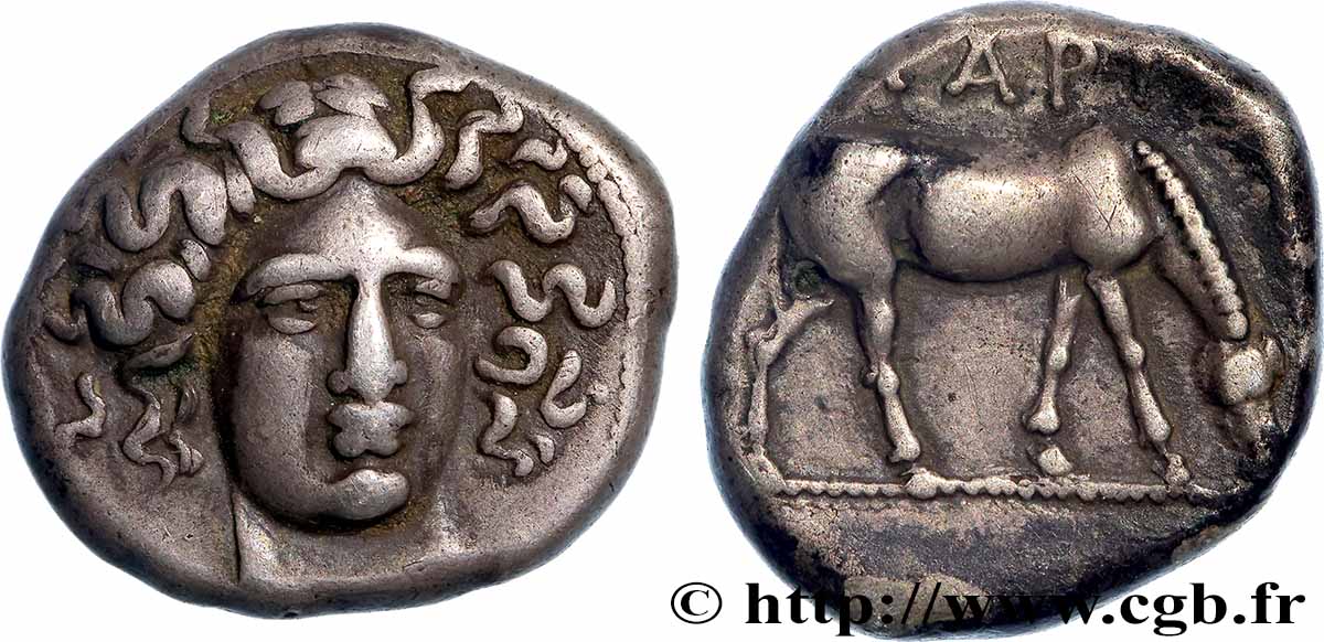 THESSALY - LARISSA Drachme AU