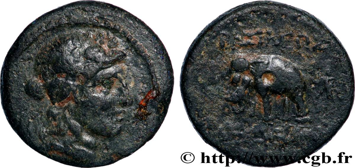 SYRIA - SELEUKID KINGDOM - ALEXANDER I BALAS Hemichalque VF
