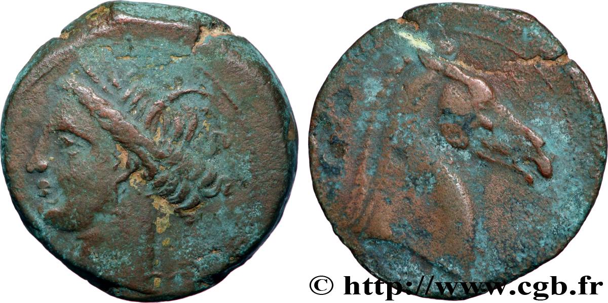ZEUGITANIA - CARTHAGE Shekel XF