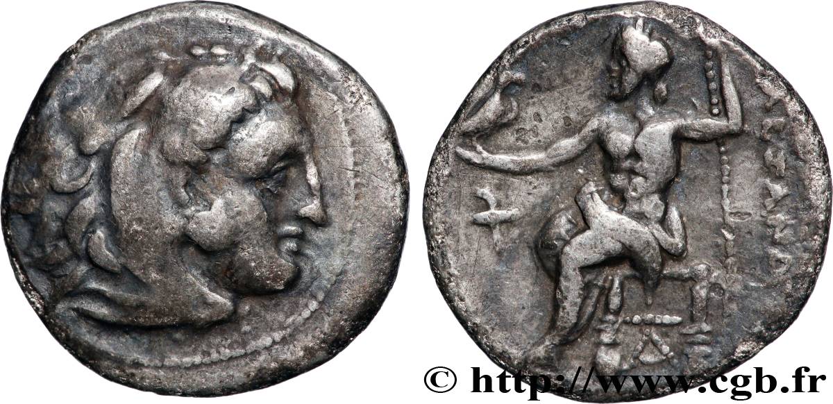 MACEDONIA - KINGDOM OF MACEDONIA - PHILIP III ARRHIDAEUS Drachme XF
