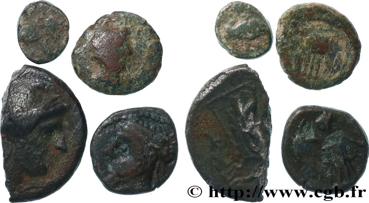 LOTS Lot de quatre monnaies lot