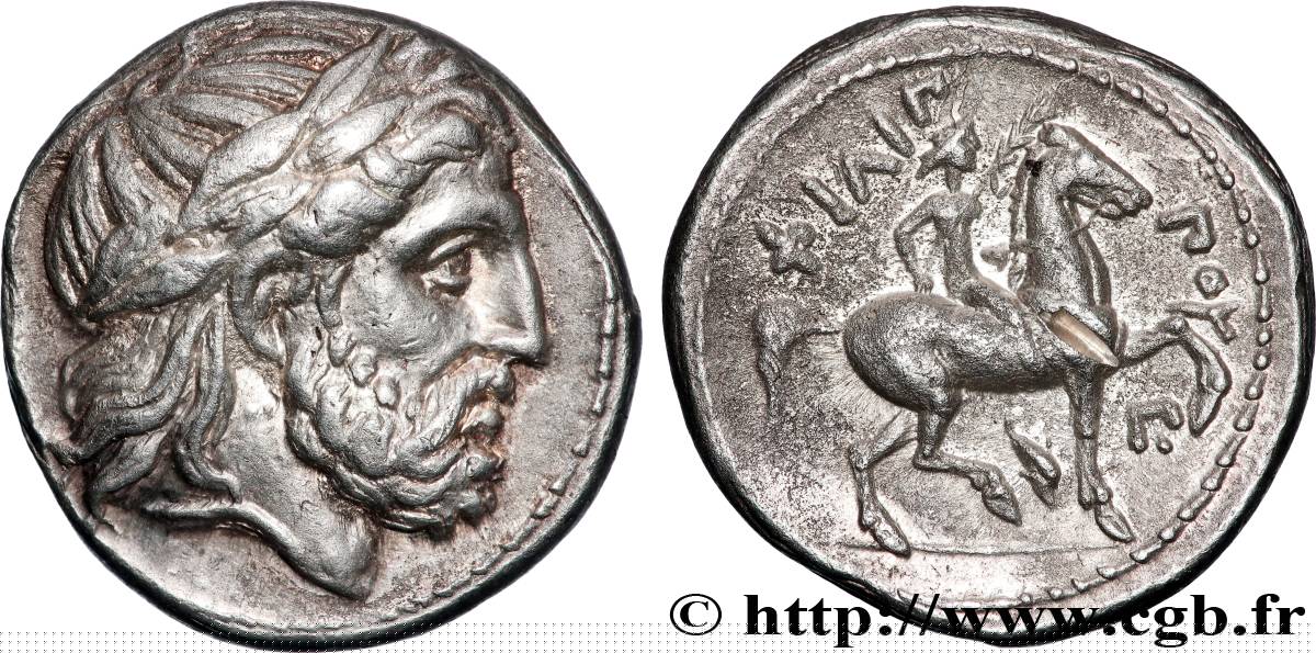 MAKEDONIEN - MAKEDONISCHE KÖNIGE - PHILIPP III ARRHIDAIOS Tétradrachme VZ