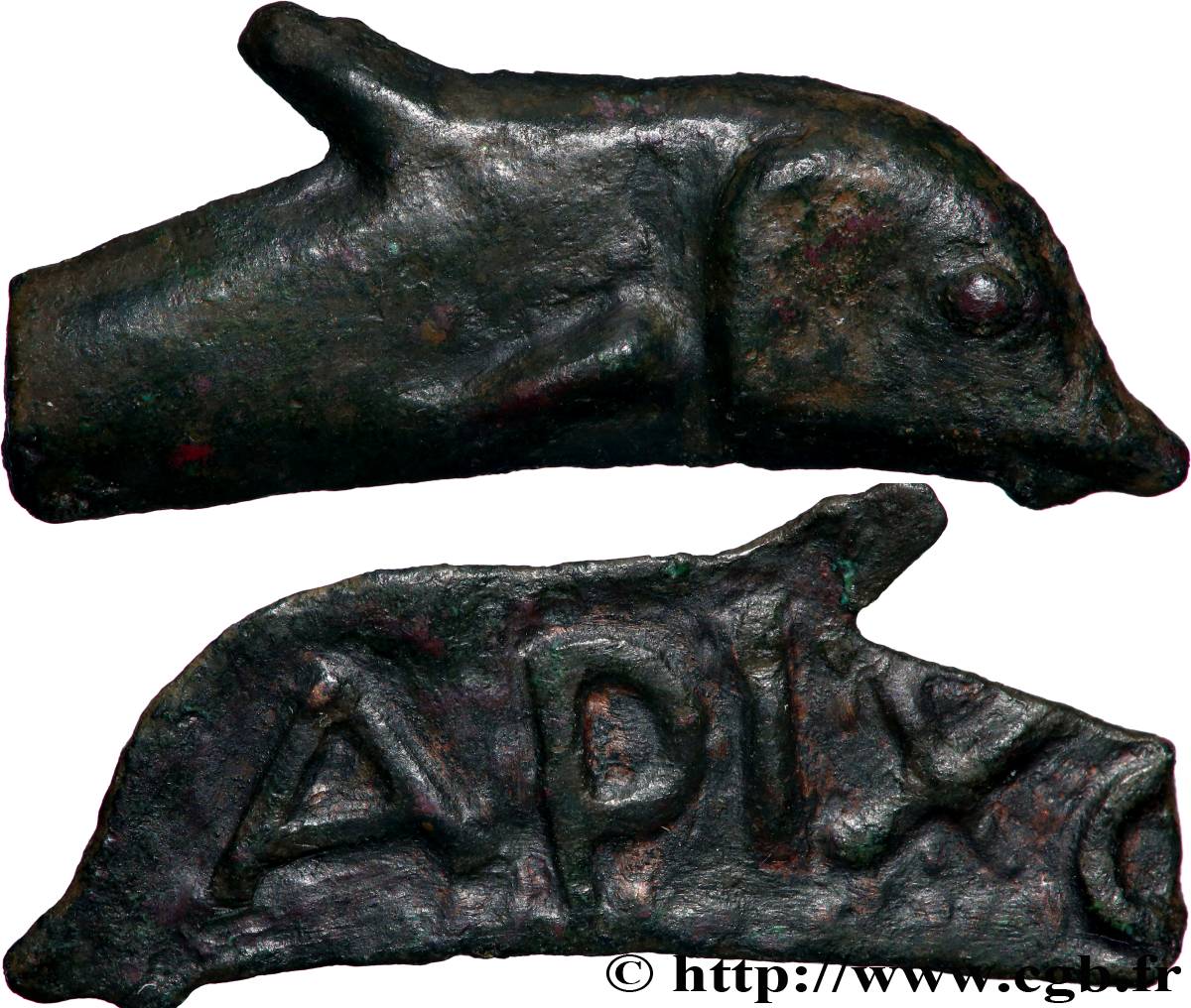 SARMATIE - OLBIA Dauphin épigraphe TTB