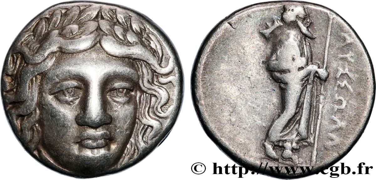 CARIA - SATRAPS OF CARIA - MAUSOLLOS Drachme AU/XF