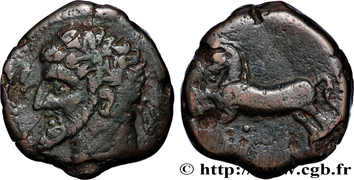 NUMIDIA - KINGDOM OF NUMIDIA - MASINISSA or MICIPSA Unité XF