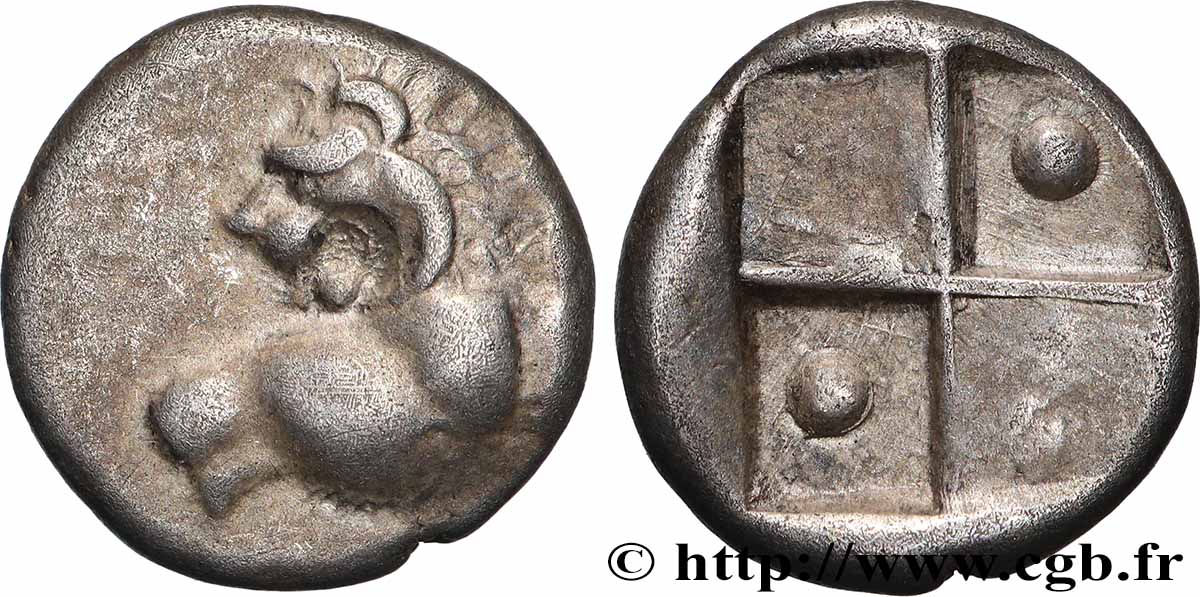 THRACE - THRACIAN CHERSONESE - CHERRONESOS Hemidrachme ou tetrobole AU