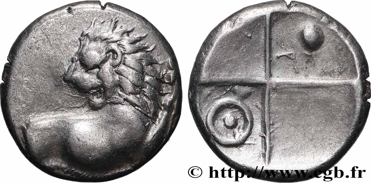 THRACE - THRACIAN CHERSONESE - CHERRONESOS Hemidrachme ou tetrobole AU