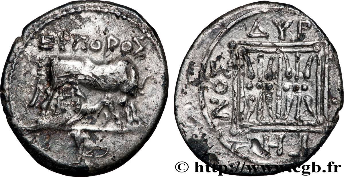 ILLYRIA - DYRRACHIUM Drachme VF