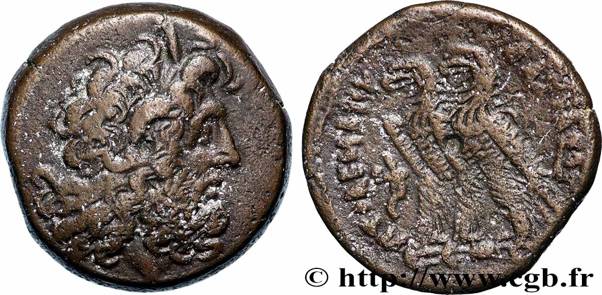 ÄGYPTEN -PTOLEMÄISCHES KÖNIGREICH ÄGYPTEN - PTOLEMAIOS VI PHILOMETOR Chalque SS