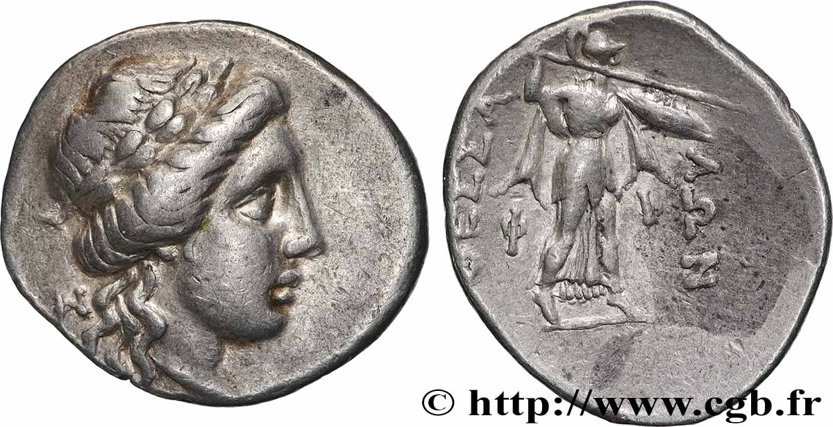 THESSALIEN - THESSALISCHER BUND Drachme fVZ/SS