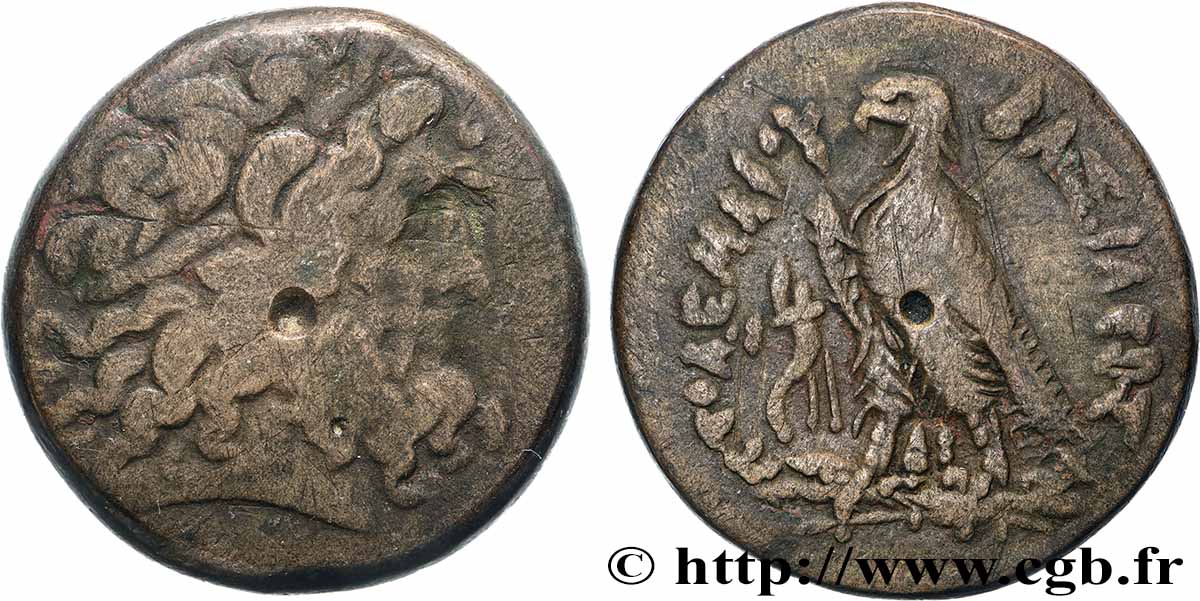ÉGYPTE - ROYAUME LAGIDE - PTOLÉMÉE IV PHILOPATOR Triobole TTB