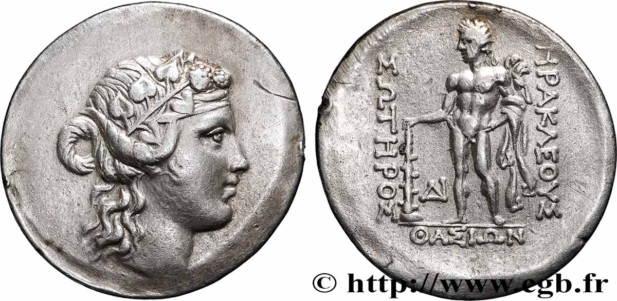 THRAKIEN - THRAKISCHE INSELN - THASOS Tétradrachme VZ/fVZ