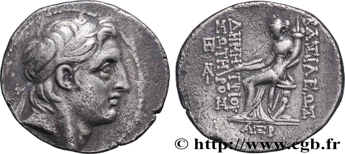 SYRIE - ROYAUME SÉLEUCIDE - DÉMÉTRIUS Ier SOTER Tétradrachme TTB+