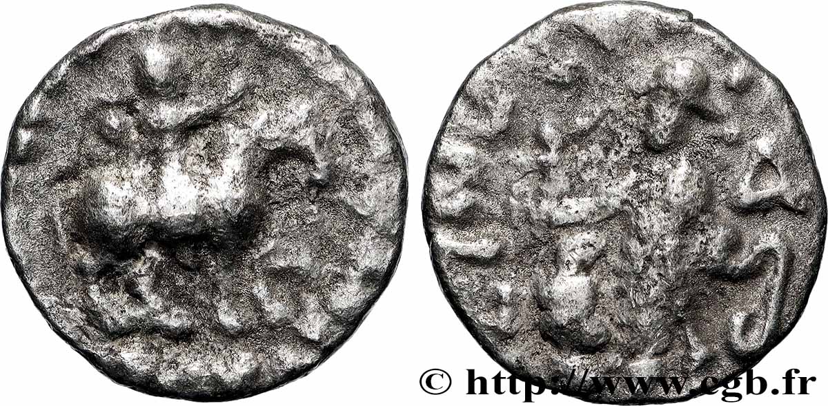 SKYTHIEN - KÖNIGREICH INDO-SKYTHIEN - AZES Drachme bilingue fSS