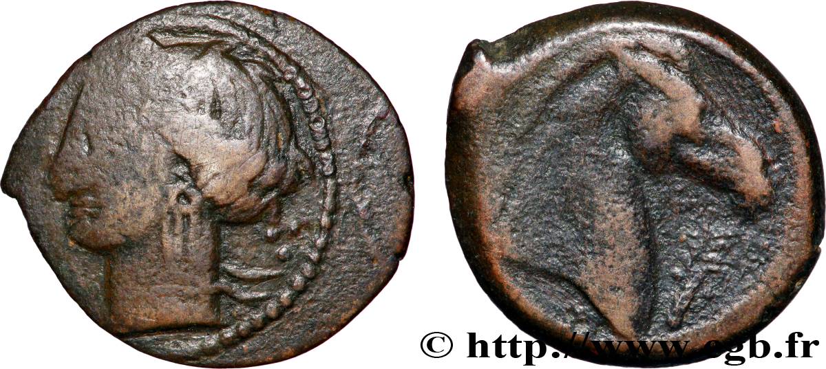 ZEUGITANE - CARTHAGE Shekel TB+