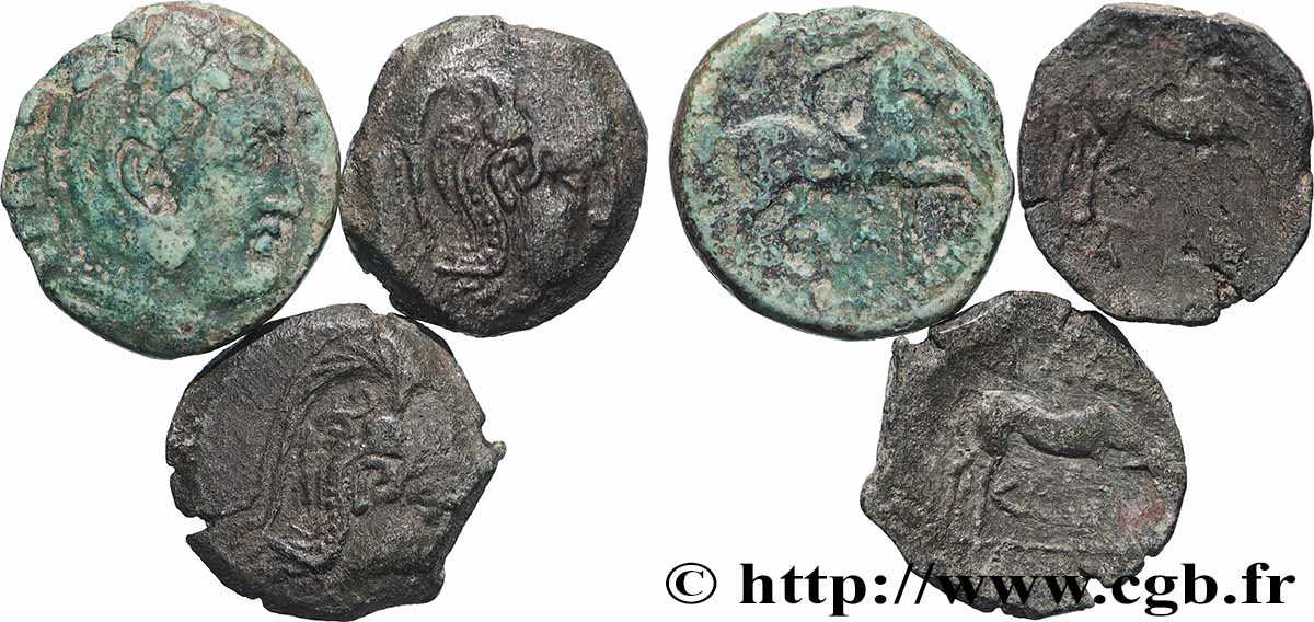 LOTS Lot de trois monnaies lot