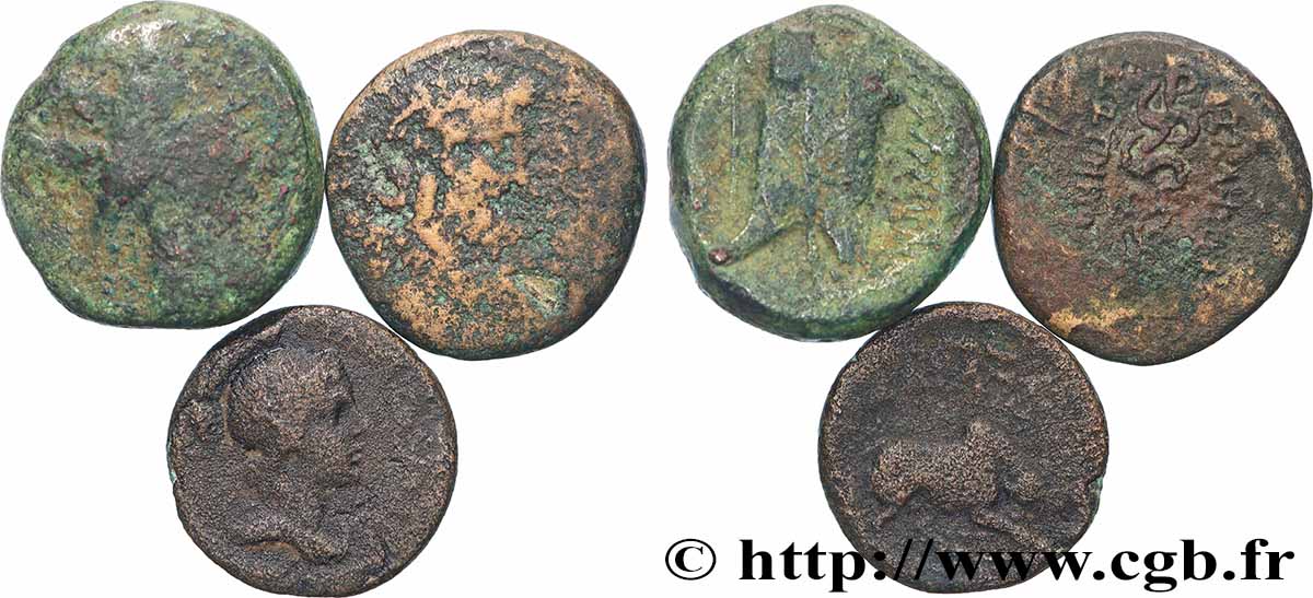 LOTS Lot de trois monnaies lot