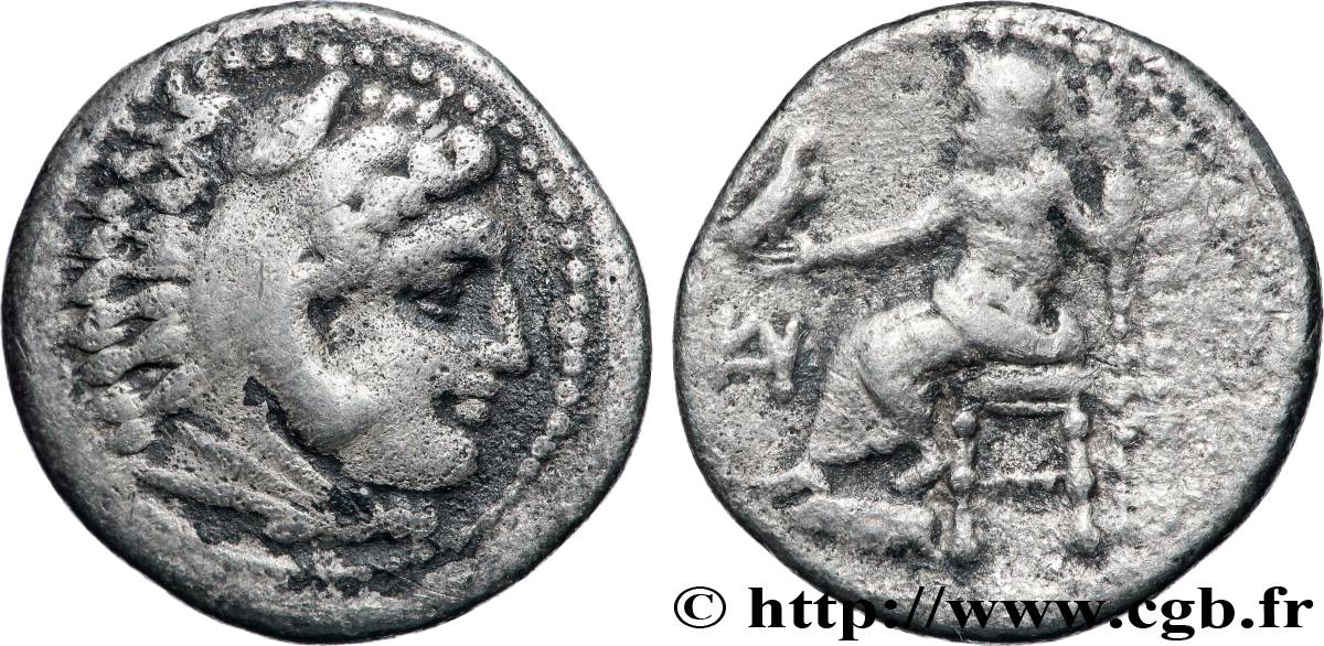 MAKEDONIEN - MAKEDONISCHE KÖNIGE - ALEXANDER III DER GROßE Drachme SS/fSS