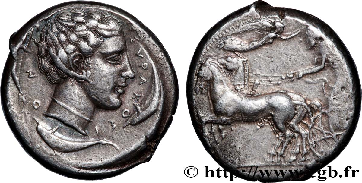 SICILE - SYRACUSE  Tétradrachme TTB+/SUP
