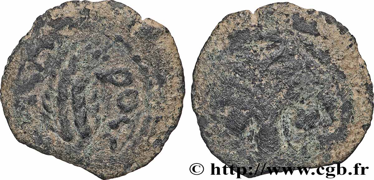 JUDÉE - GOUVERNEURS ROMAINS Prutah TB