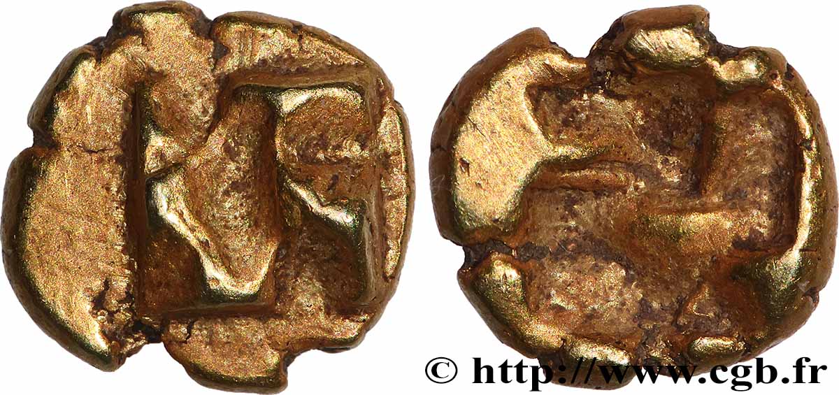 IONIE - MILET Vingt-quatrième de statère en électrum TTB+