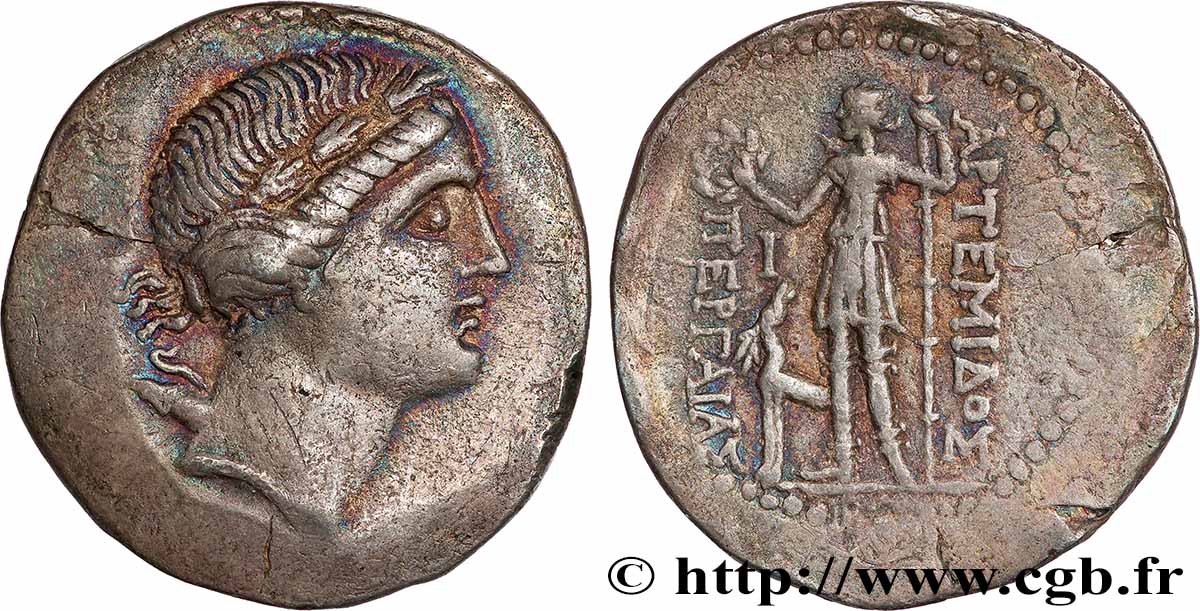 PAMPHYLIE - PERGÉ Tétradrachme TTB+/TTB