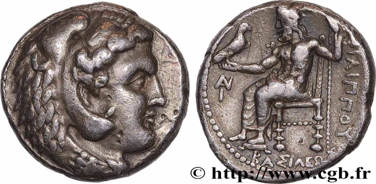 MACEDONIA - MACEDONIAN KINGDOM - PHILIP III ARRHIDAEUS Tétradrachme AU