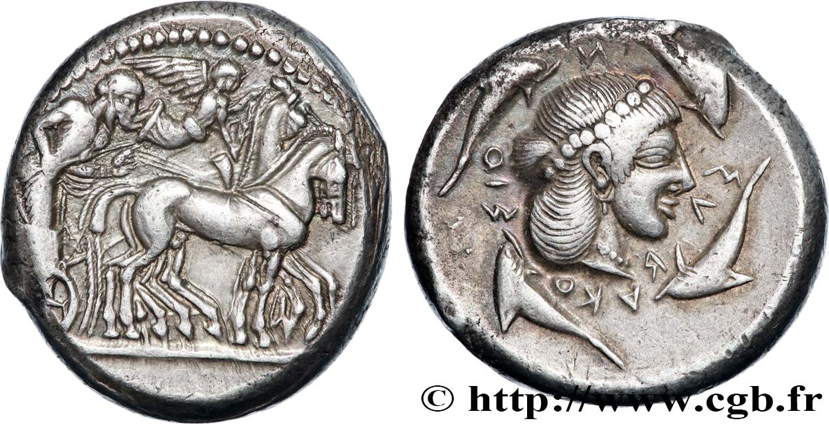 SICILY - SYRACUSE Tétradrachme AU/AU