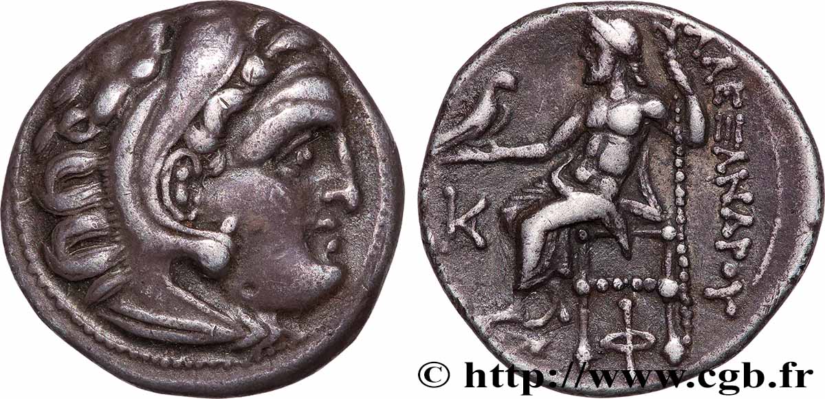 MACÉDOINE - ROYAUME DE MACÉDOINE - ANTIGONE LE BORGNE Drachme TTB+
