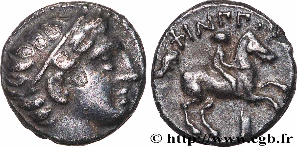 MACÉDOINE - ROYAUME DE MACÉDOINE - PHILIPPE II Cinquième de tétradrachme TTB+
