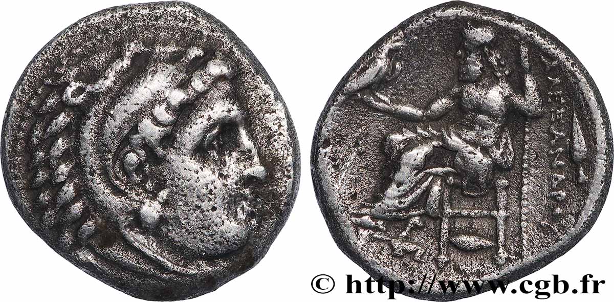 MACÉDOINE - ROYAUME DE MACÉDOINE - PHILIPPE III ARRHIDÉE Drachme TTB