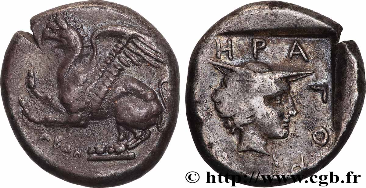 THRACIA - ABDERA Statère AU/XF