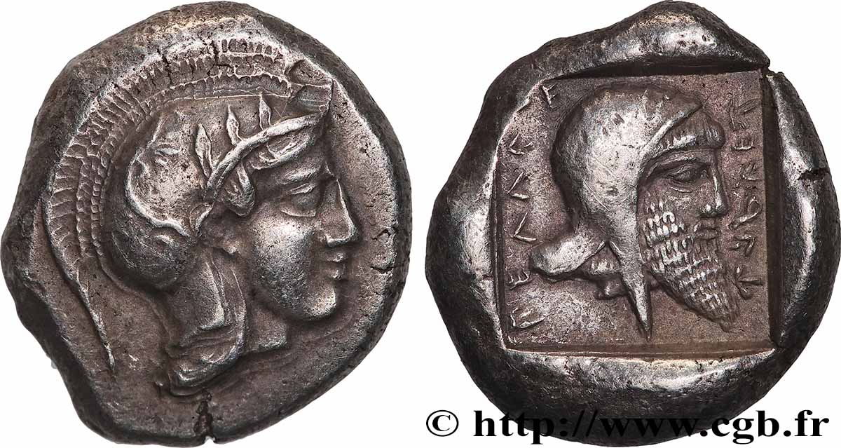 LYCIA - SATRAPS OF LYCIA - ANONYMOUS Statère AU