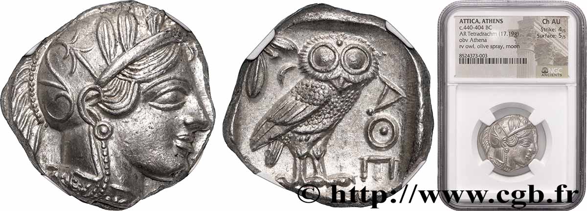 ATTIQUE - ATHÈNES Tétradrachme SPL