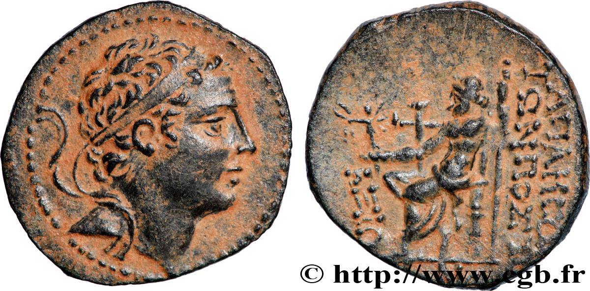SYRIE - ROYAUME SÉLEUCIDE - ANTIOCHUS IV ÉPIPHANES Dichalque SUP/TTB+