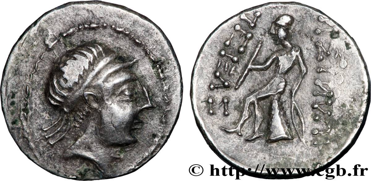 SYRIE - ROYAUME SÉLEUCIDE - ANTIOCHUS Ier SOTER Drachme TTB+