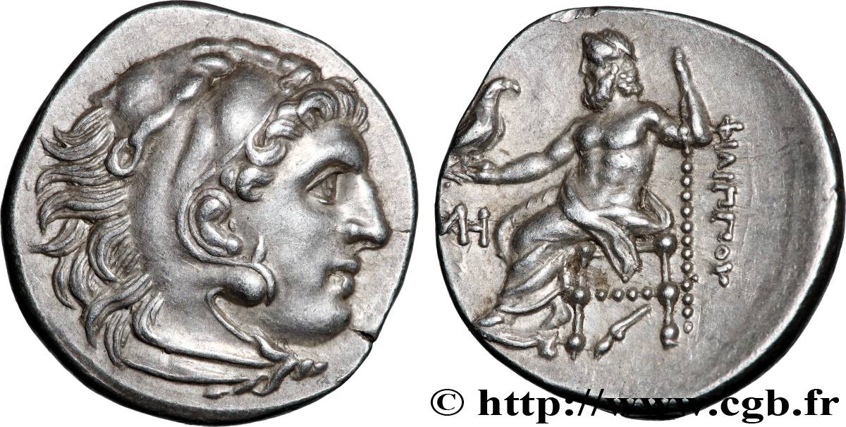 MACÉDOINE - ROYAUME DE MACÉDOINE - PHILIPPE III ARRHIDÉE Drachme SPL/SUP