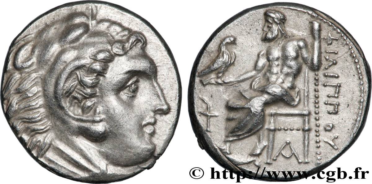 MAKEDONIEN - MAKEDONISCHE KÖNIGE - PHILIPP III ARRHIDAIOS Drachme VZ