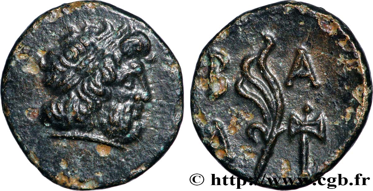 MACÉDOINE - ROYAUME DE MACÉDOINE - DÉMÉTRIUS POLIORCÈTE Demi-unité TTB+