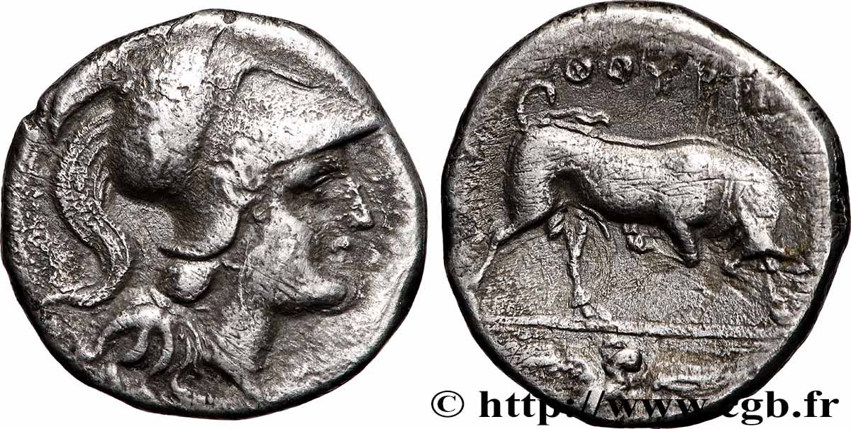 LUCANIE - THURIUM Nomos, statère ou didrachme TTB