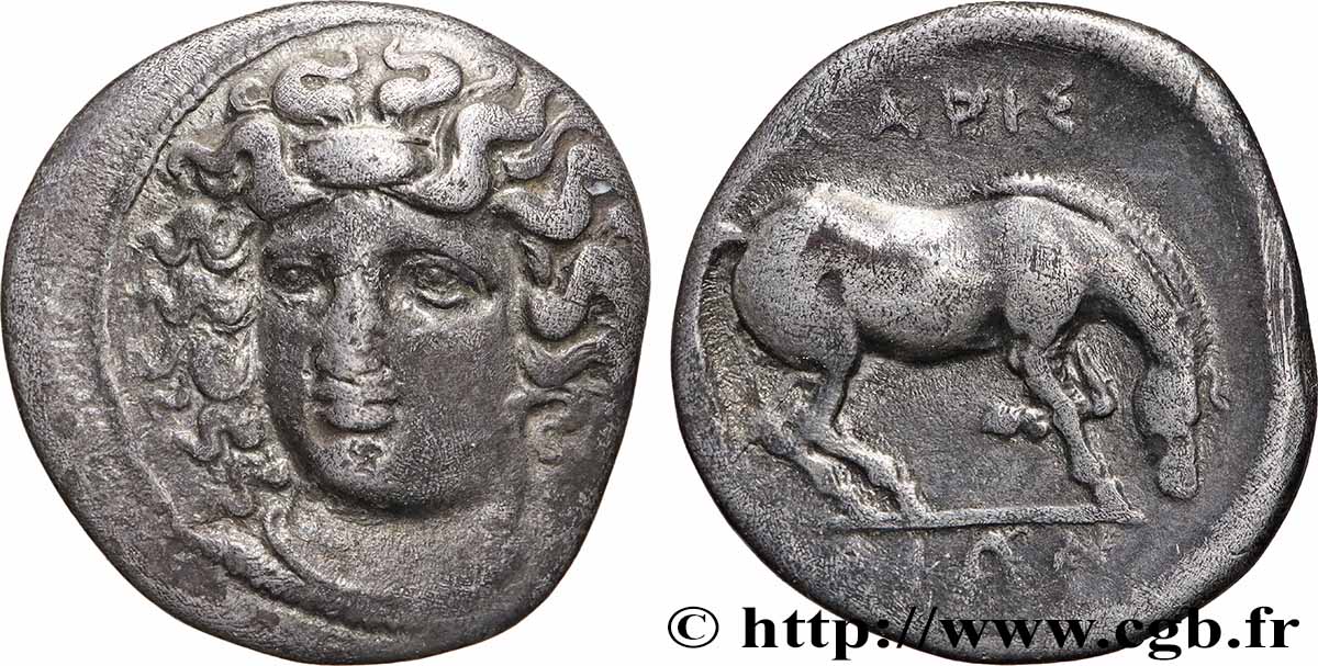 THESSALIE - LARISSA Drachme TTB
