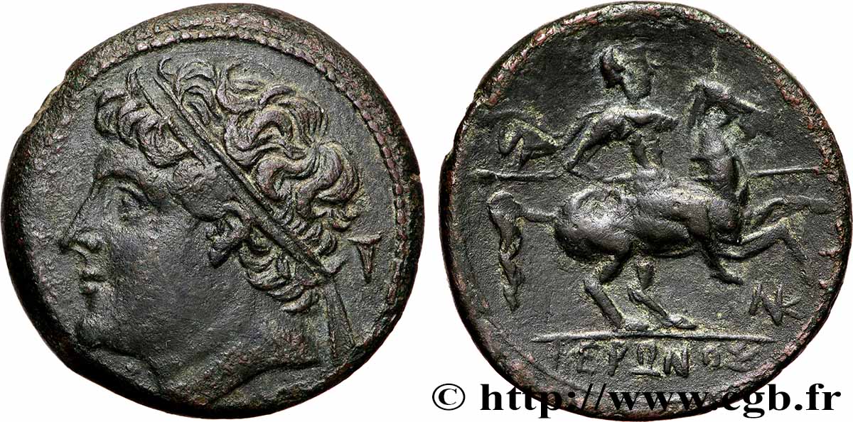 SICILE - SYRACUSE Double litrai TTB+/TTB